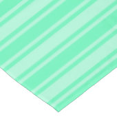 Mint-groene strepen van snoep tafelkleed (Gekanteld)