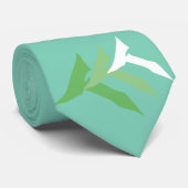 MINT GROENE STROPDAS (Opgerold)