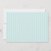 Mint Groene Taart Verjaardagsfeestje Kaart (Achterkant)