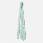 Mint-groene tinten  Paisley Pattern 2 Stropdas (Achterkant)