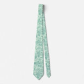 Mint-groene tinten   Paisley Stropdas (Voorkant)