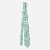 Mint-groene tinten   Paisley Stropdas (Achterkant)