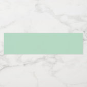 Mint Groene Water Fles Labels Waterfles Etiket (Enkel label)