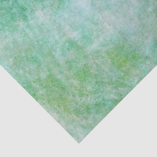 Mint Groene Waterverf Eenvoudig Modern Tissuepapier (Detail)