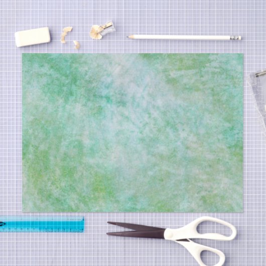  Mint Groene Waterverf Eenvoudig Modern Tissuepapier (Craft)