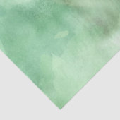 Mint groene Waterverf handschilderd Tissuepapier (Detail)