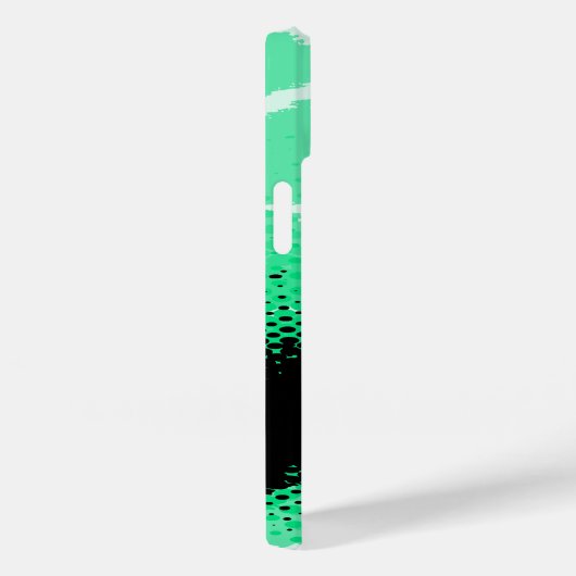 Mint groene zwarte grafische dierlijke afdruk Case-Mate iPhone case (Achterkant / Rechts)