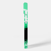 Mint groene zwarte grafische dierlijke afdruk Case-Mate iPhone case (Achterkant / Links)