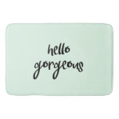 Mint Hallo Prachtige Badmat (Voorkant)