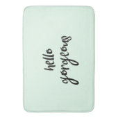Mint Hallo Prachtige Badmat (Voorkant Verticaal)