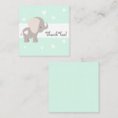 Mint hart olifant dank u briefkaarten (Voorkant / Achterkant)