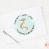 Mint Hart Vos Baby Shower Stickers (Envelop)