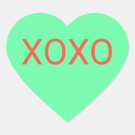 Mint Heart Snoep Hart Sticker