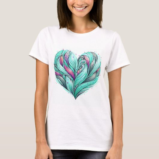 Mint Heart T-shirt (Voorkant)