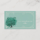 Mint Heart Tree-Visitekaartje Visitekaartje (Achterkant)