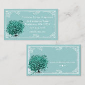 Mint Heart Tree-Visitekaartje Visitekaartje (Voorkant / Achterkant)