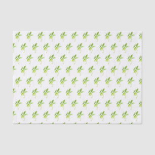 Mint herb Waterverf Greenery Mam Pattern Rustic Tissuepapier