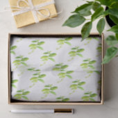 Mint herb Waterverf Greenery Mam Pattern Tissuepapier (Geschenk)