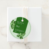 Mint Herbal Tea Business Label (In situ)