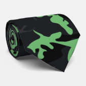 Mint Highlights Camo Stropdas (Opgerold)