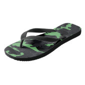 Mint Highlights Camo Teenslippers (Schuin)