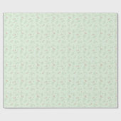 Mint Holiday Greenery Cadeaupapier (Vlak)