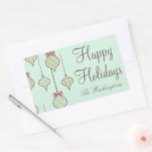 Mint Holiday Ornament Stickers (Envelop)