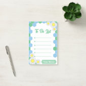 Mint Honeycomb Floral Post-it® Notes (Kantoor)
