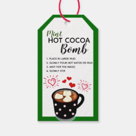 Mint Hot Cacao Bomb Label Cadeaulabel