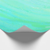 Mint Ice Blue Cadeaupapier (Hoek)