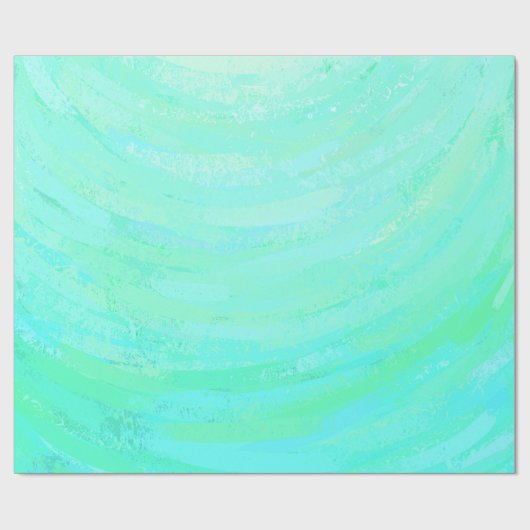 Mint Ice Blue Cadeaupapier (Vlak)