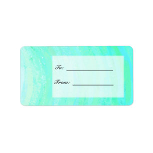 Mint Ice Blue en Black Monogram Etiket