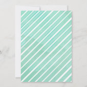 Mint Ice Cream Birthday Invitation Sjabloon Kaart (Achterkant)