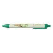 Mint Ice Cream Gelato   Zwarte Inkt Pen (Bodem)