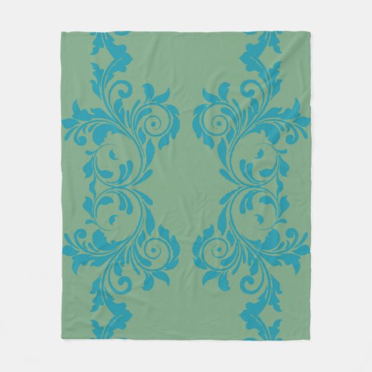 Mint Ice Fleece Deken (Voorkant)