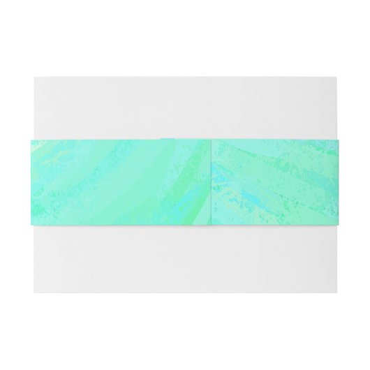 Mint Ice Uitnodigingen Wikkel (Achterkant Voorbeeld)