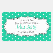 Mint Jelly voedsellabel sticker (Voorkant)
