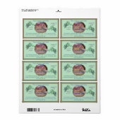 Mint Jeneverbes zeep label aanpassen (Full Sheet)