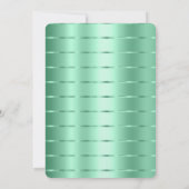 Mint Jewel Ribbon Vrijgezellenfeest Kaart (Achterkant)