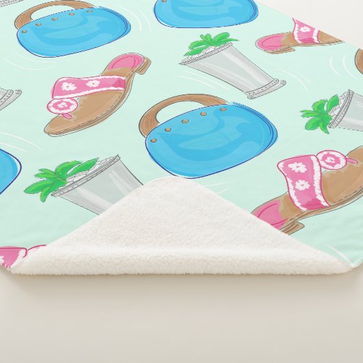 Mint Julep Bermuda Bag Sandalen Derby Sherpa Deken (3/4)