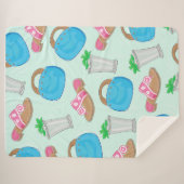 Mint Julep Bermuda Bag Sandalen Derby Sherpa Deken (Voorkant (horizontaal))