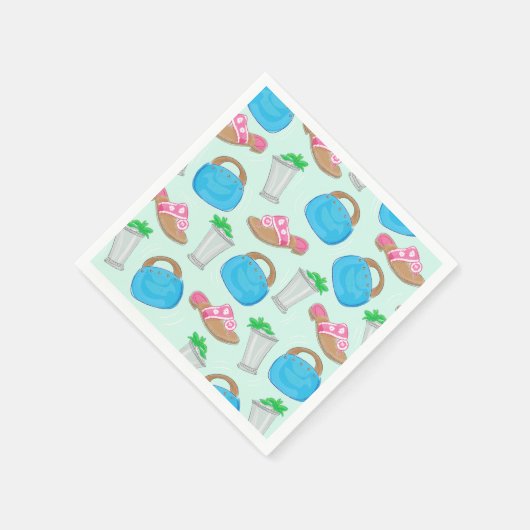 Mint Julep Bermuda Bag Sandalen Preppy Derby Servet (Hoek)