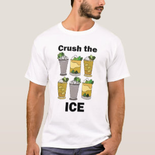 Mint Julep Cocktail Crush The Ice Derby Feest T-shirt