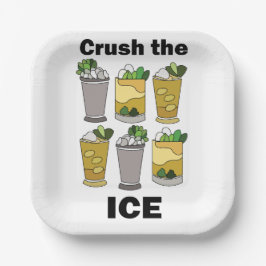 Mint Julep Cocktail Crush The Ice Feestje Papieren Bordje