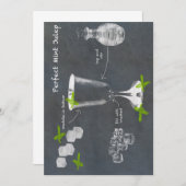 Mint Julep Cocktail Kaart (Voorkant / Achterkant)