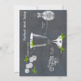 Mint Julep Cocktail Kaart