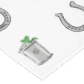 Mint Julep Cocktails and Horseshoes Derby Party Tafelkleed (Gekanteld)