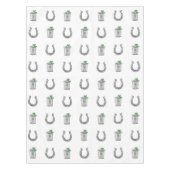 Mint Julep Cocktails and Horseshoes Derby Party Tafelkleed (Voorkant)