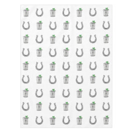 Mint Julep Cocktails and Horseshoes Derby Party Tafelkleed