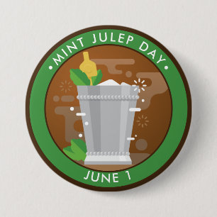 Mint Julep Day Ronde Button 7,6 Cm